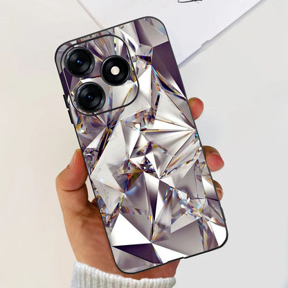 Phone Case For Tecno Spark 10 10C 2023 Fashion Flower Cat Butterfly Soft Silicone TPU Cases For Tecno Spark10 Spark10c KI5q KI5k