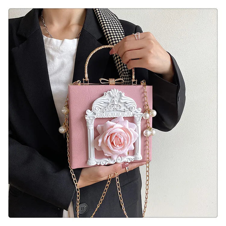 Luxury Angel Female Handbags Fashion Pearl Women Bag Cross Body Brand Leather Women Shoulder Bag Ladies Hand Bags