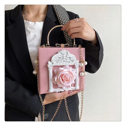 Luxury Angel Female Handbags Fashion Pearl Women Bag Cross Body Brand Leather Women Shoulder Bag Ladies Hand Bags