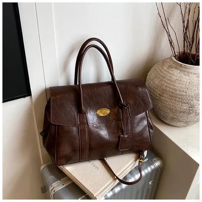 Fashion Women's High-quality Pu Leather Handbag 2026 New Business Large Capacity Commuter Shoulder Crossbody Bags for Women