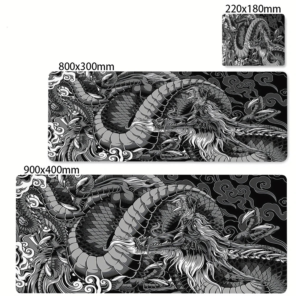 Gamer Mousepads Dragon Desk Mat 40x90cm Mouse Pad Office Pc Accessory Desk Pads Large Mousepad Keyboard Mouse Mats For Computer