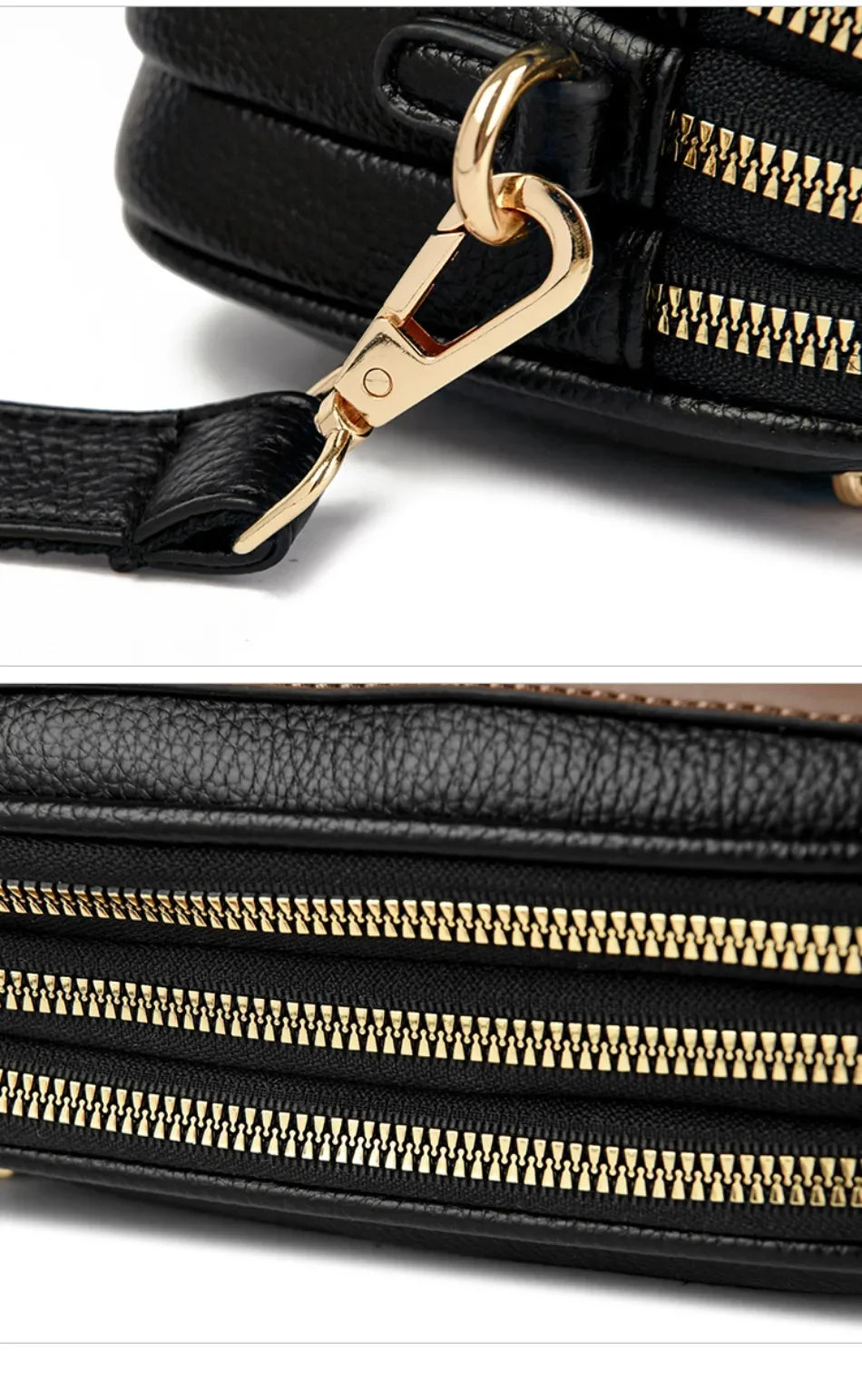 Genuine  3 Layers Luxury Designer Purses and Handbags Women Bag High Quality Leather Shoulder Sac  Bags for Women 2024Sac A Main