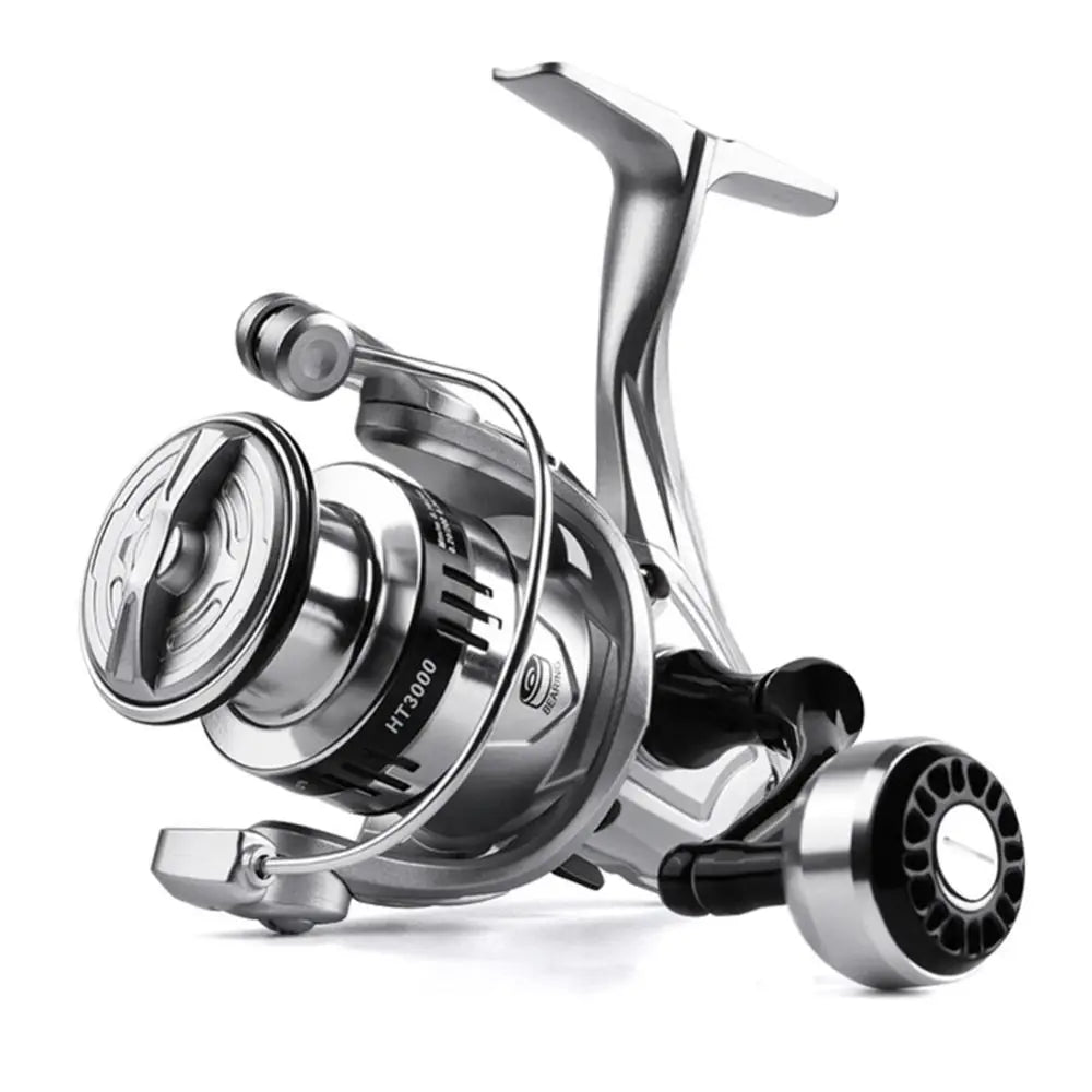 Fisherman Metal Spool Spinning Reel 5.2/1 Gear Ratio Heavy Duty Bait Cast Reel Comfortable Smooth Fishing Reel Lake Fishing