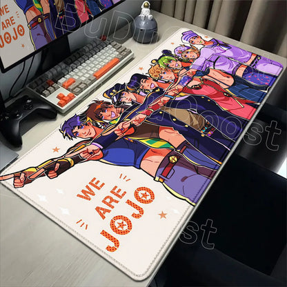 HD J-Jojo B-Bizarre A-Adventure Mouse Pad Gaming 900×400mm Mousepad Xxl Mouse Mat Offices Accessories Keyboard Pad Computer Desk