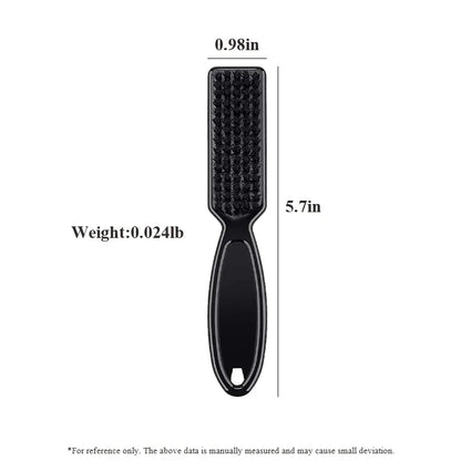 Beard Styling Brush Professional Shaving Beard Brush Hair Oil Head Styling Carving Cleaning Brush, Special for Real Hair Wigs