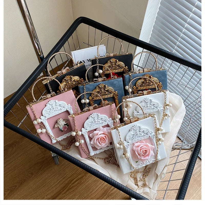 Luxury Angel Female Handbags Fashion Pearl Women Bag Cross Body Brand Leather Women Shoulder Bag Ladies Hand Bags