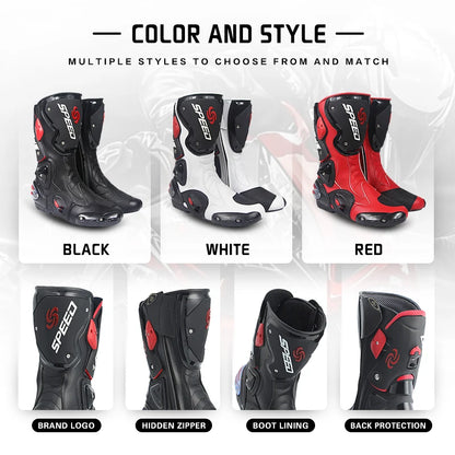 Motorcycle Boot Shoes Off-road Vehicle Riding Boots