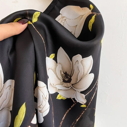 110*110CM Ladies Fashion Beach Summer Thin Printed Hijab Shawl Long Chiffon Scarf Women Muslim Paisley Shawl 2025