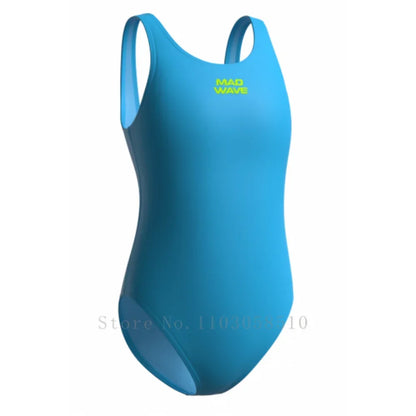 mad wave 8-14Years Girls Swimsuit Brand New Summer Children Girls One Piece Swimwear Swimsuits Beachwear Bathing Suits Monokini