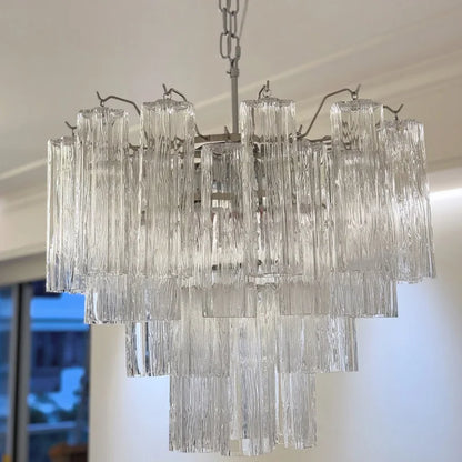 Luxury Glass Pendant Ceiling Light Fixture Chandelier Led Ceiling Lamp Modern Hanging Chandelier Lights Salon Chandeliers Lustre