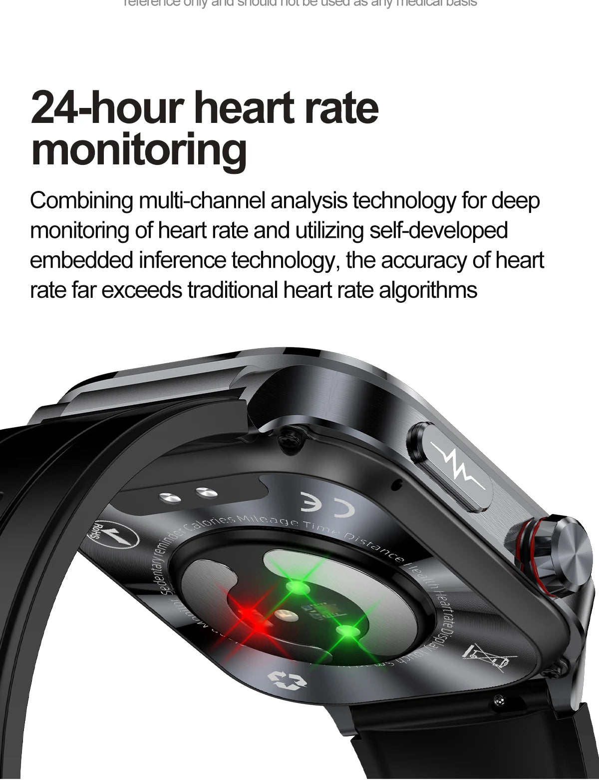 AMOLED Smart Watch ET588 Bluetooth Calling Sports Fitness Tracker Wristwatch ECG Health Monitoring SOS Men Women Smartwatch