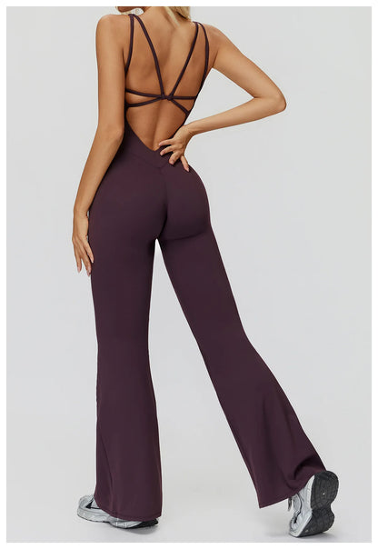 Gym Set Women Tracksuit Yoga Suit Sportswear Women Suit Sports Jumpsuit Fitness Rompers Stretch Female Push Up Workout Bodysuits
