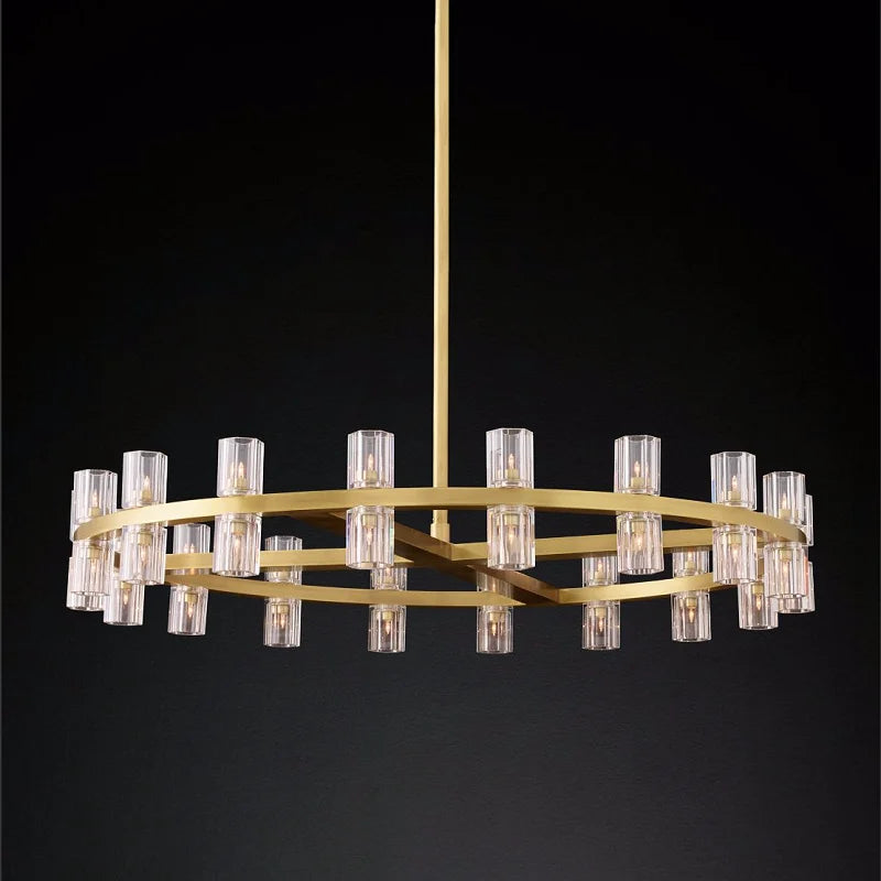 Villa Duplex Chandelier New Light Luxury Light Post Modern Crystal Chandelier Light Luxury For Living Room Lamp Home Decoration