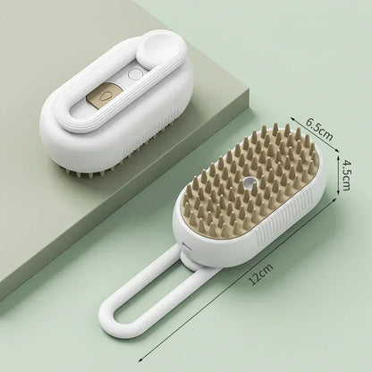 Pet Steam Brush Cat Dog Cleaning Steamy Spray Massage Beauty Comb 3 in 1 Hair Removal Grooming Supplies Pets Accessories Comb