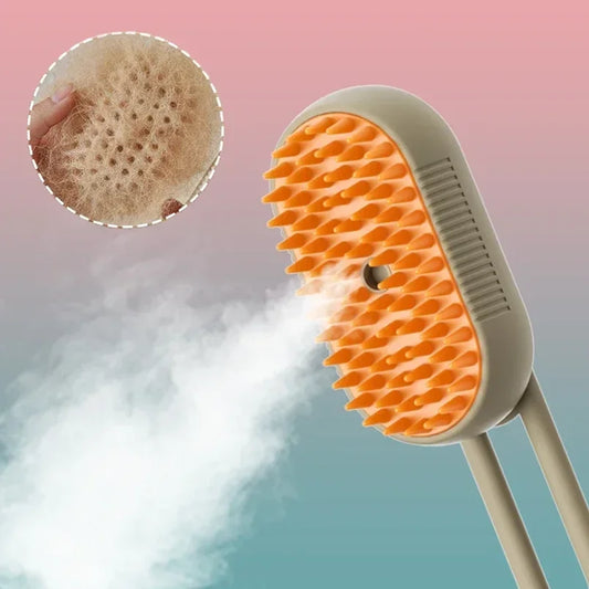 Pet Steam Brush Cat Dog Cleaning Steamy Spray Massage Beauty Comb 3 in 1 Hair Removal Grooming Supplies Pets Accessories Comb