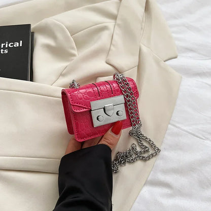 Chain Female Bag Mini Summer Crossbody Bags for Women Fashion Luxury Designer Handbag Women's 2025 Trend Woman Shoulder Purse