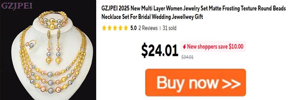 GZJPEI Elegant Crystal Zircon Jewelry Set For Women  Dubai Nigerian Bridal Wedding Party Jewellery Mother's Day Gift 2026 New