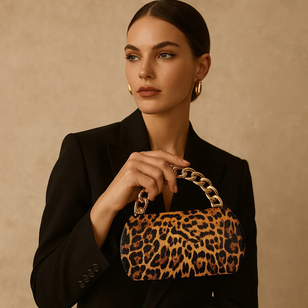 Luxury Gold Metal Buckle Box Clutch Fashion Women's Evening Bag Party Banquet CrossbodyBag Half Moon Wedding Purses Party Tote