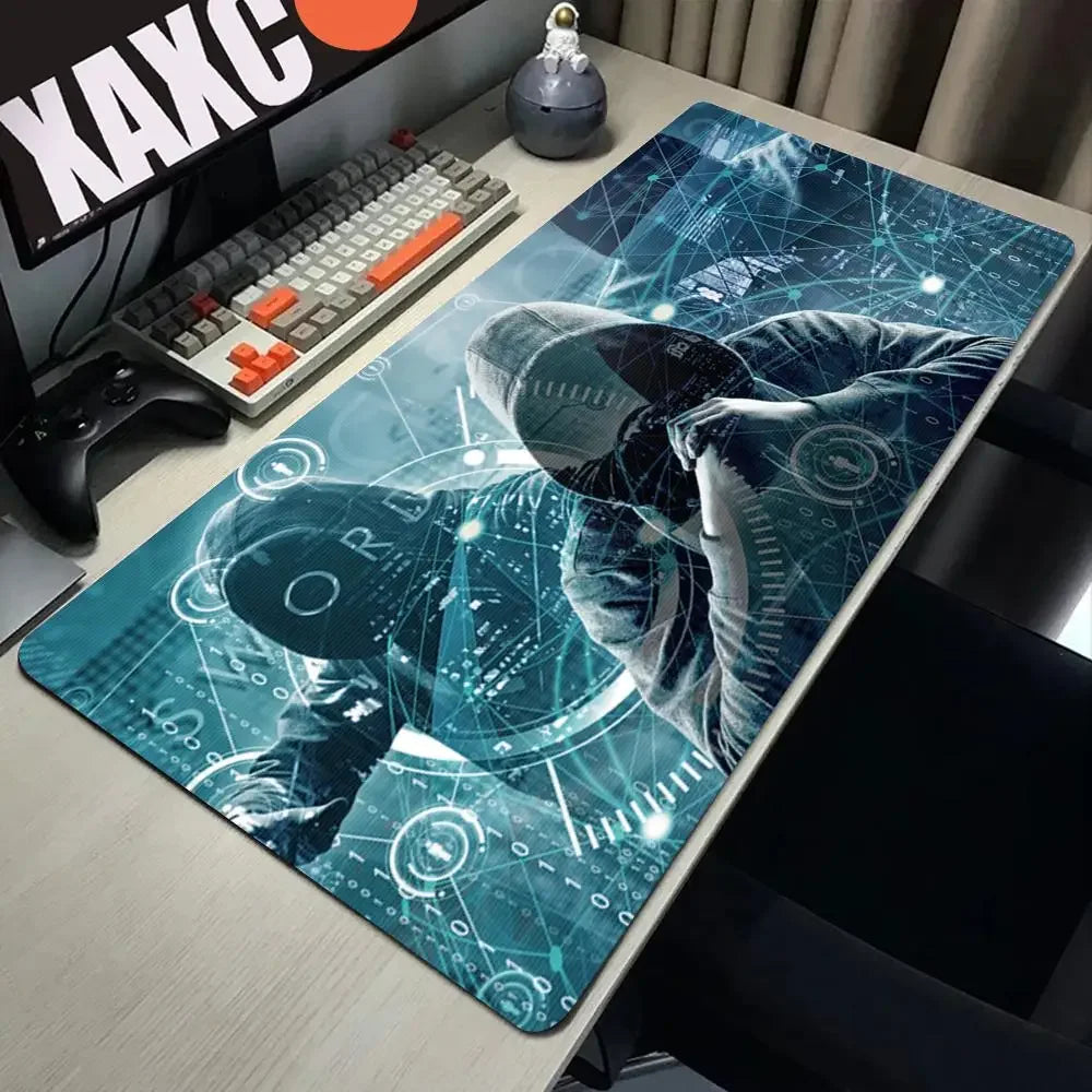 Hacker mouse pad 900X400 game player mouse pad XXL rubber non-slip table mat game accessories computer professional keyboard pad