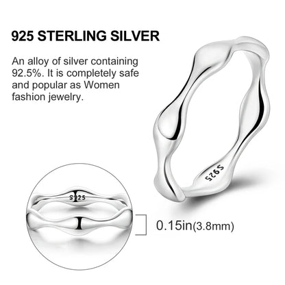 925 Sterling Silver Infinite Love Ring Original Luxury Design Zircon Finger Rings For Women High Quality Wedding Jewelry Gift
