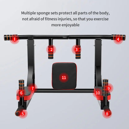 Multifunctional Wall-Mounted Pull-Up Bar, The Upward Pull-Up Bar Is Used for Indoor Home Gym Workouts, Pull-Up Fitness Support