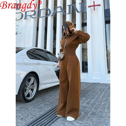 5pcs Bulk Items Wholesale Lots Long Sleeve Zipper Jumpsuits for Woman 2025 Fall Fashion Slim Sexy One Pieces Bodysuits B16131