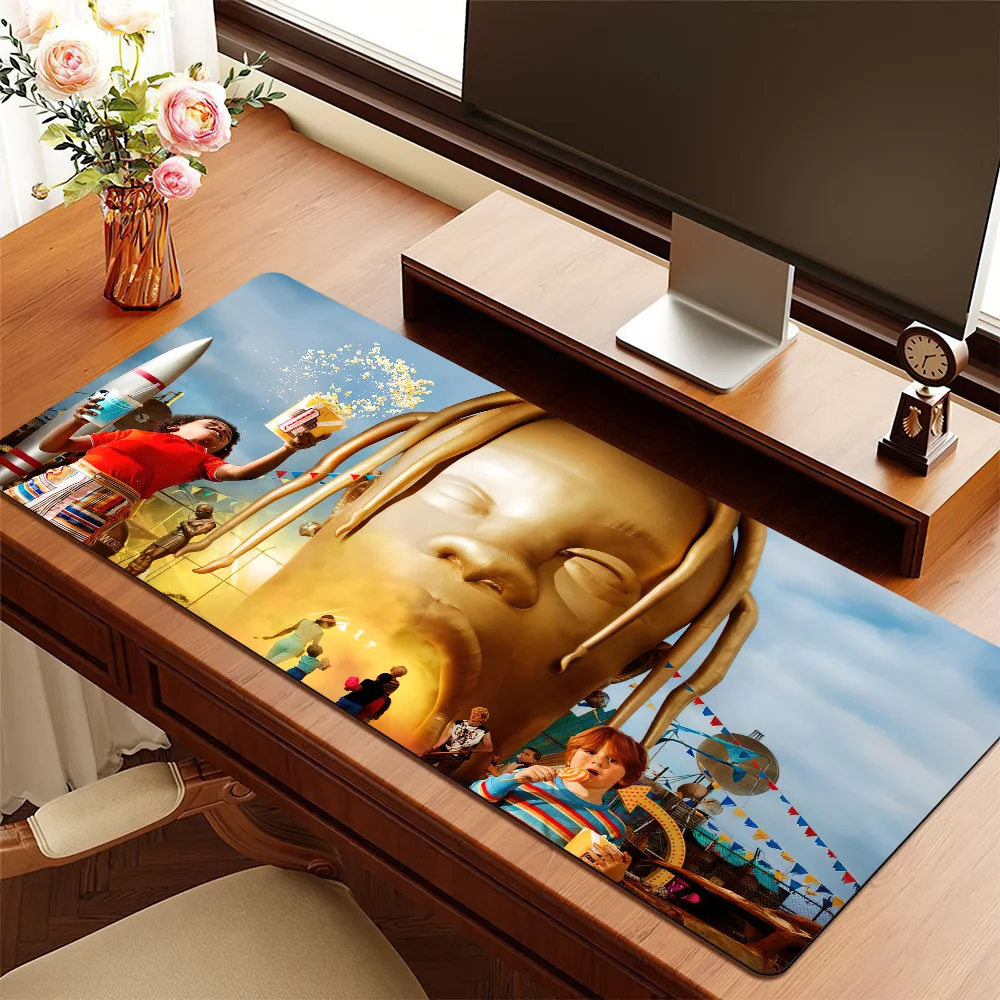 T-Travis Rapper Scott Utopla Mouse Pad Non-slip Thickened MousePad Student Cushion Large Writing Gaming Lockedge Office