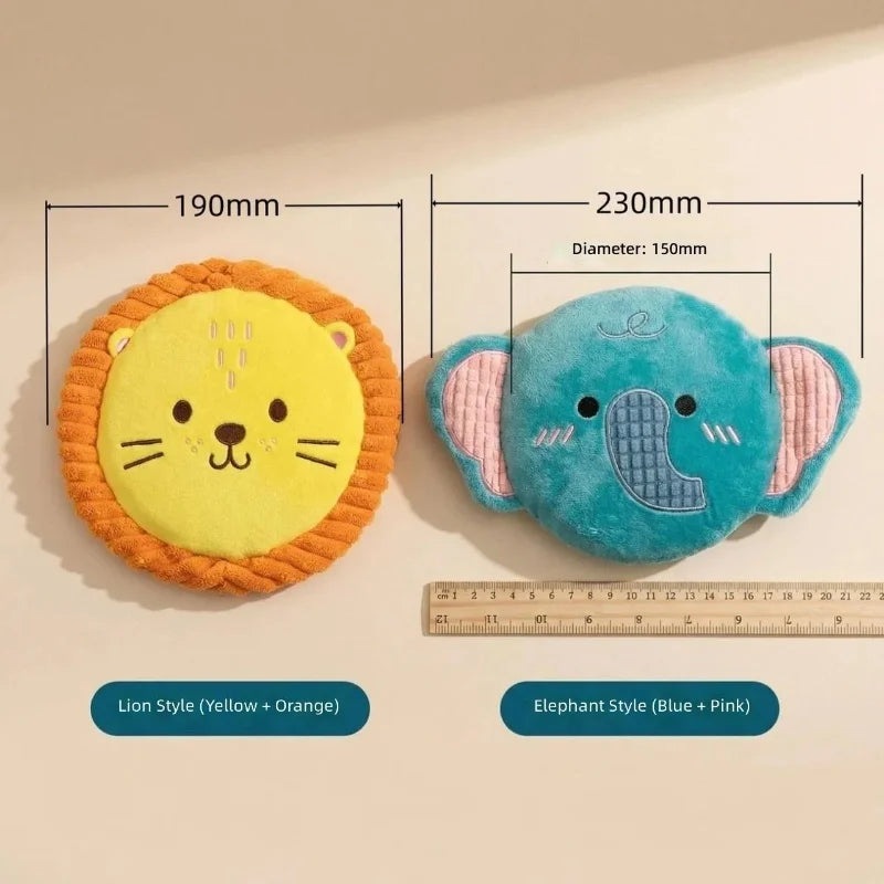 Interactive Cotton Rope Donkey Toy Grey/Brown Plush Sound Pet Training Game for Kittens And Dogs Creative Bite And Play Activity