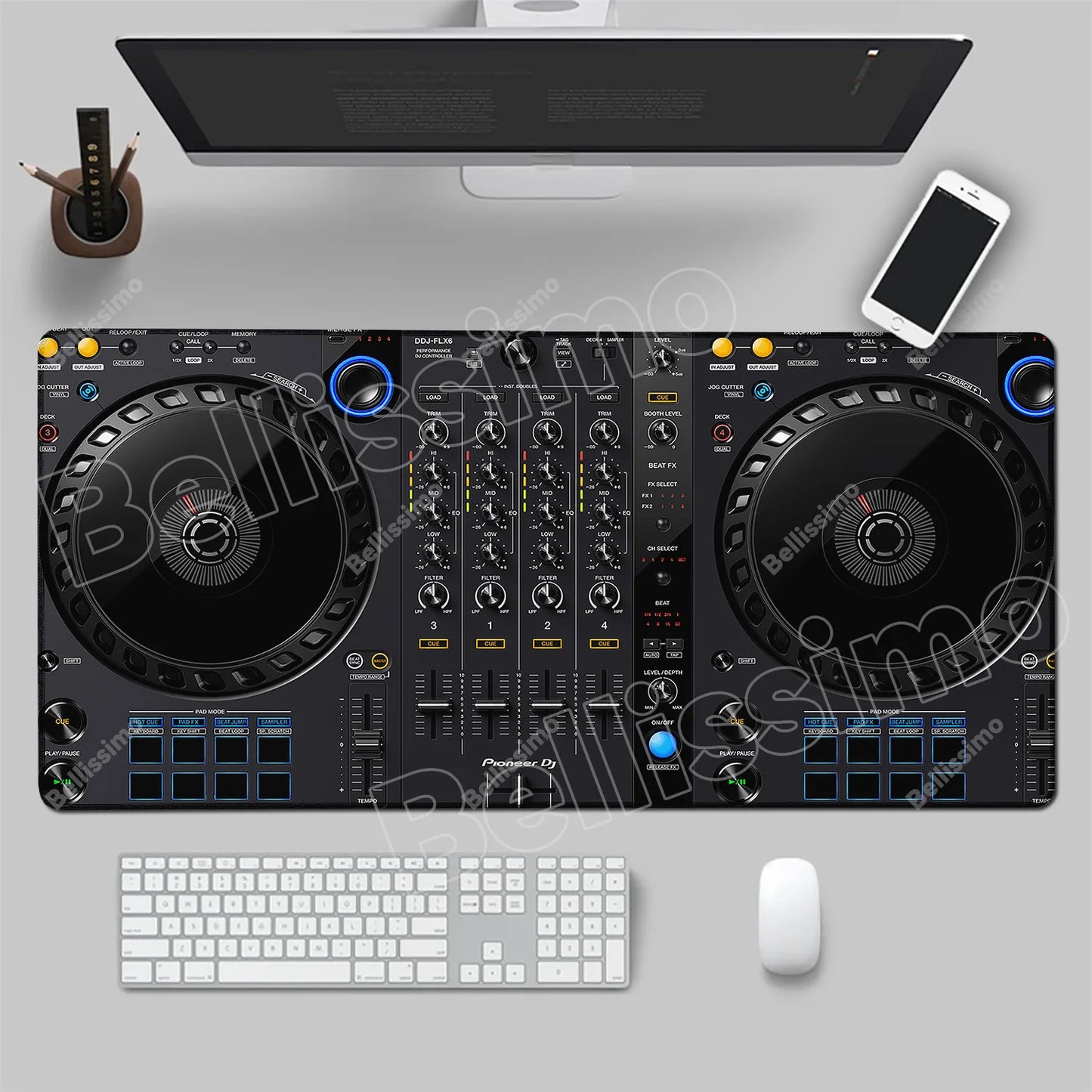 Mouse Pad Music Radio Dj Panel Gamer printon demand Custom Computer MousePad Natural Rubber Office Soft PC Accessory Desktop Pad