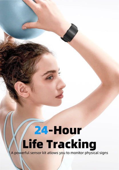 2026 No Screen Smart Watch for Men Women Fitness Tracker Heart Rate Blood Pressure Monitor HRV Sleep Sport Health Smart Bracelet