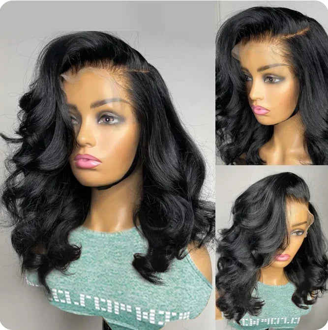 2026 HOT SALE Body Wave Lace Front Wig PrePlucked Brazilian Human Hair Lace Frontal Wigs For Women Lace Closure Wig