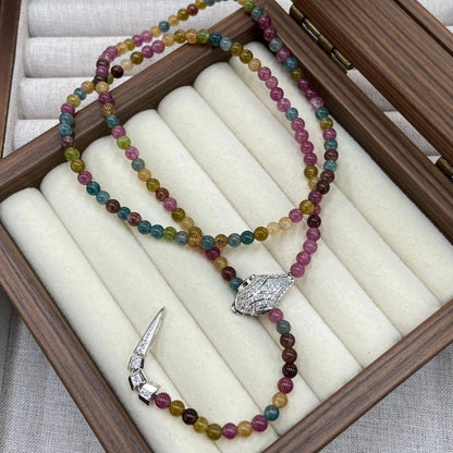 Vintage Women's Turquoise Snake Necklace Jewelry Fashion Accessory