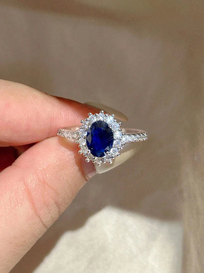 925 Sterling Silver Classic Gorgeous Zircon Queen's Crown Ring For Women Engagement Wedding Luxury High Quality Fine Jewelry