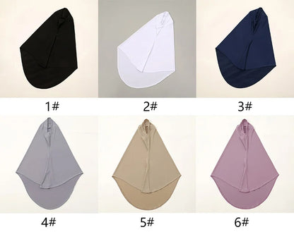 Muslim Islamic Jersey Modal Hijab Scarf Instant Hijabs Headscarfs For Women Long Scarves Head Wrap Shawl Bonnet Hijabe Femme