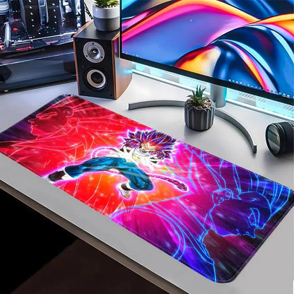 Mouse Pad office Pad Computer Laptop Pad Keyboard Mouse Pad Game Console Pad Desk accessories Waterproof Dragon Ball Goku Anime