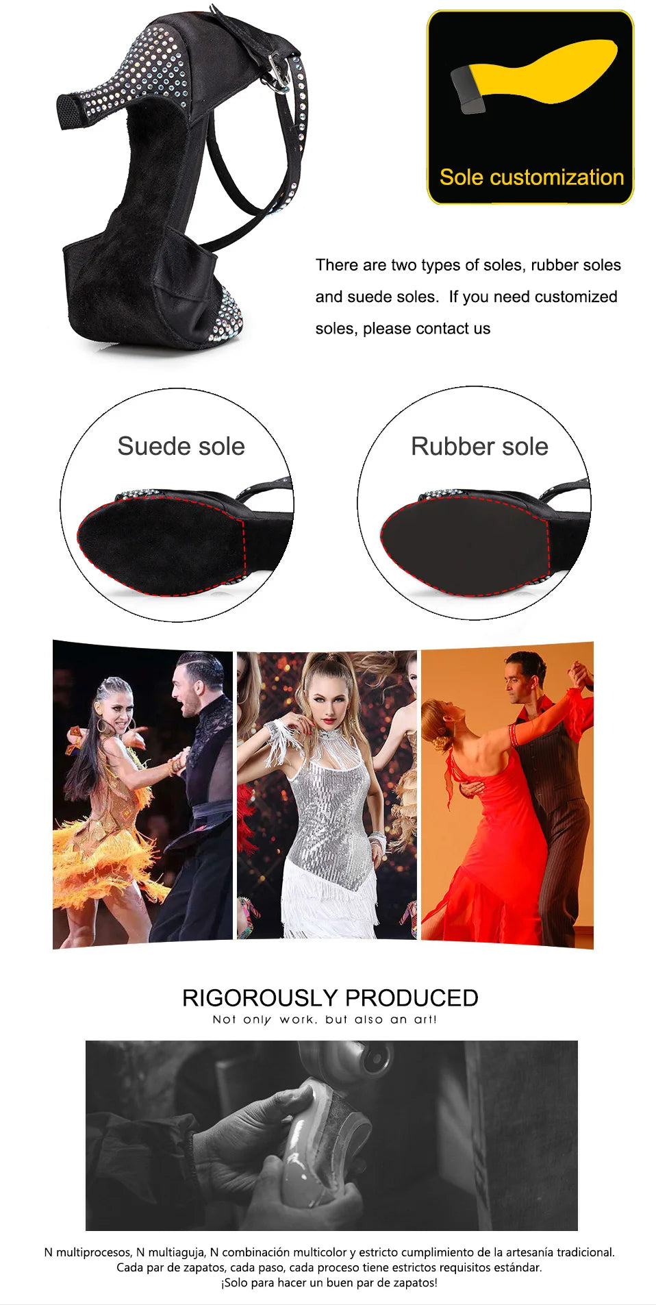 SWDZM Women's Dance Boots Shiny With Diamonds Latin Jazz Dance Shoes Wedding High Heels Girls Dance Shoes Indoor And Outdoor