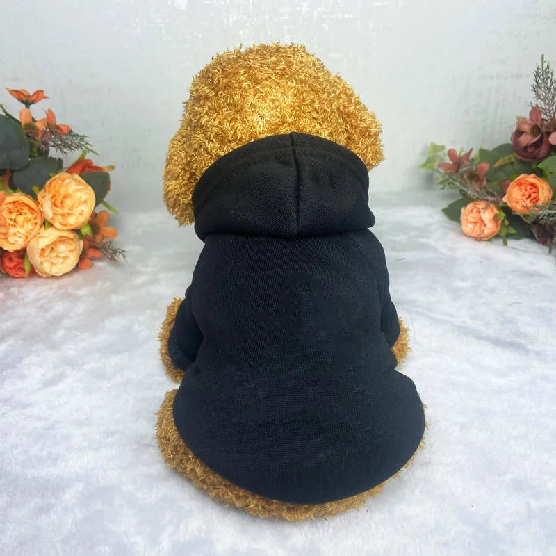 Winter Dog Clothes Sport Hoodies Sweatshirts Warm Coat Clothing Autumn for Small Medium Large Dogs Big Pets Puppy Hooded Sweats