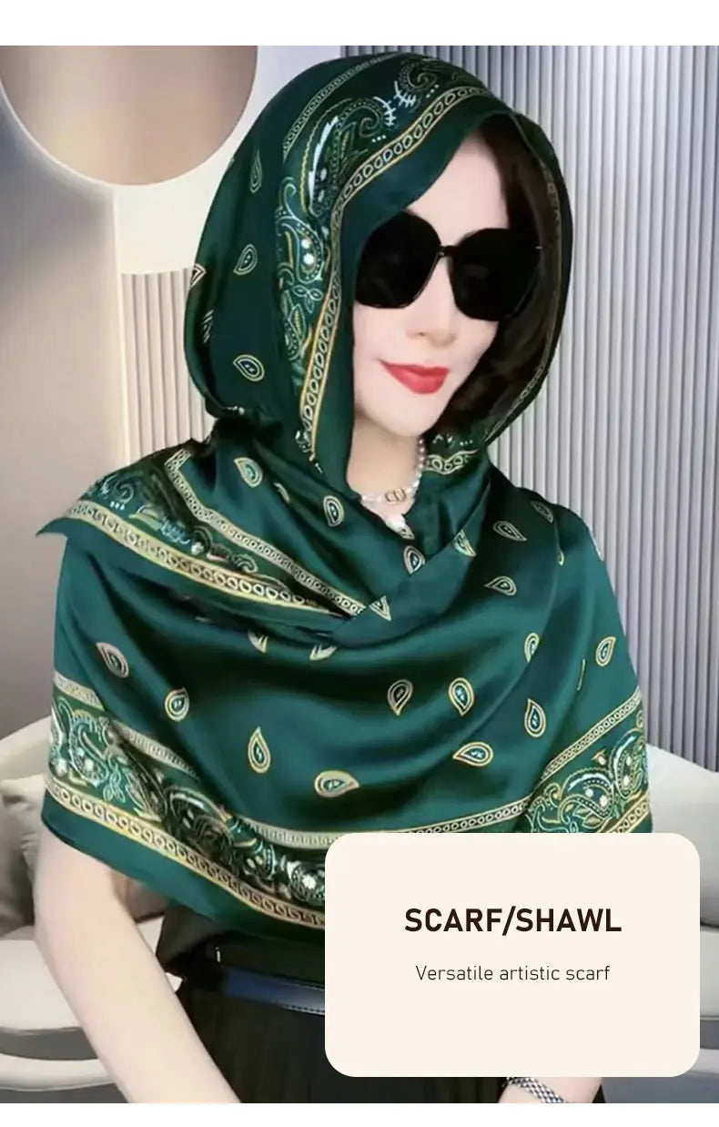 Women's Ethnic Style Printing Shawl Casual Fashion Scarf Travel Photo Outdoor Beach Scarf Shawl