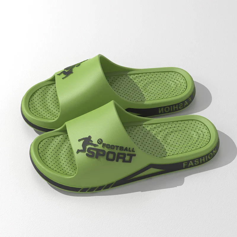 Fashion Men's Sandals Summer EVA Comfortable Anti-Slip Soft Soles House Slippers for Indoor Outdoor Wear Breathable Shower Slide