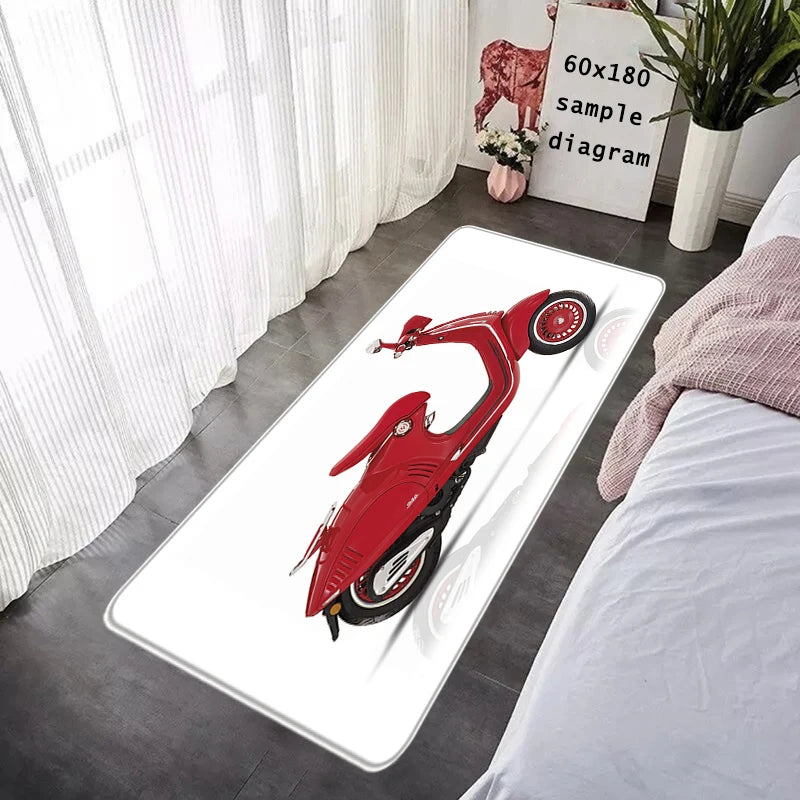 House Entrance Doormat Motorcycle Hallway Carpet Living Room Rugs V-Vespas Foot Carpets Bath Rug Floor Mats Non-slip Home Decor