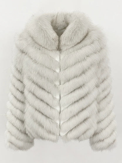 OFTBUY Custom Luxury Long Full Real Fur Coat for Women Streetwear Thick Warm Winter Real Fur Overcoat High-End Custom Outerwear