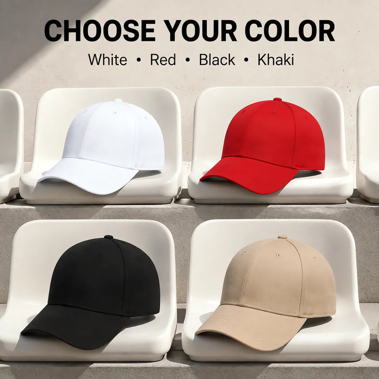 Customized Printed Logo DIY Baseball Cap Unisex Adjustable Men Women Sport Trucker Hat Solid Color Personalized Caps