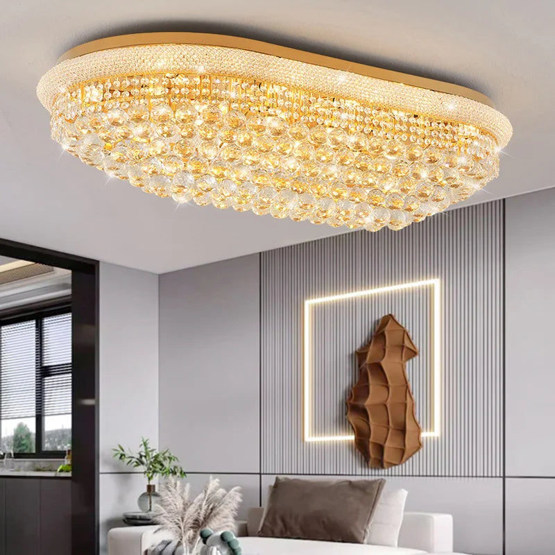 Luxury Crystal Led Ceiling Lights for Living Room Modern Ceiling Chandelier Dining Room Chandeliers Lighting Lamps Ceilings Lamp