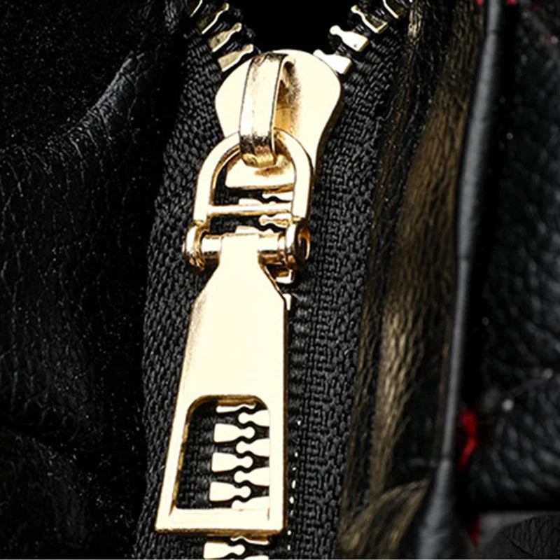 New Women's Large Capacity Contrast Color Handbag PU Leather Letter Embossed Ladies Shoulder Bag Designer Crossbody Bag