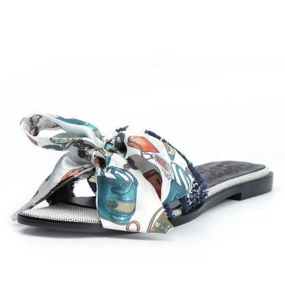 Flat Luxury Rhinestone Sandals Women's Summer Brand Sandals Cute Slide Sandals 204