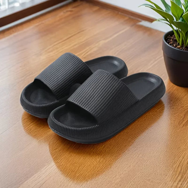 Women's Slippers EVA Soft Thick Soled Summer Fashion Slippers & Men's  Slides Beach Sandals