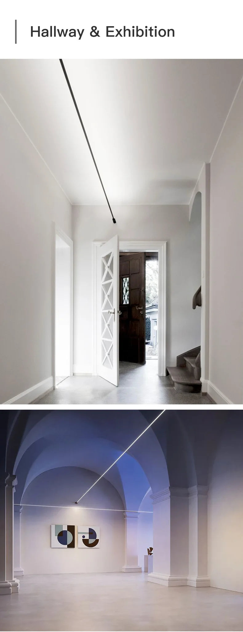 Led Wall Light Modern Skyline Steel Strip Luminous Linear Creative Linear Light For Indoor Living Room Bedroom Home Decor Light