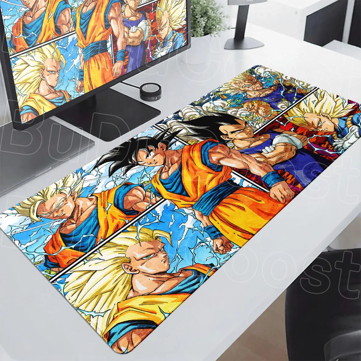 Hot Anime Dragon Ball Mouse Pad 30x60cm Manga Panel Laptop Office Goku Rubber Soft Table 30x80cm Pc Gaming Washable Non-Slip Mat