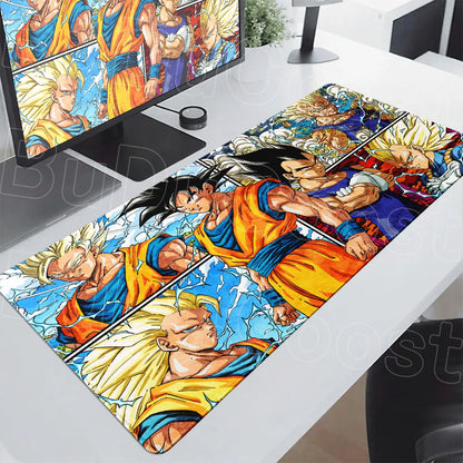 Hot Anime Dragon Ball Mouse Pad 30x60cm Manga Panel Laptop Office Goku Rubber Soft Table 30x80cm Pc Gaming Washable Non-Slip Mat