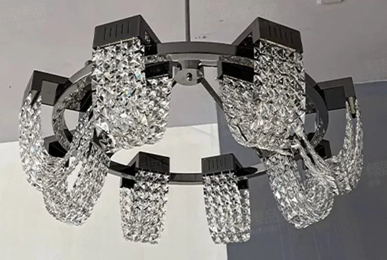 2025 New Home DecorationPendant Lights Luxury Crystal Living Room Chandelier Bedroom Pendant Lamp Ceiling Light  Indoor Lighting